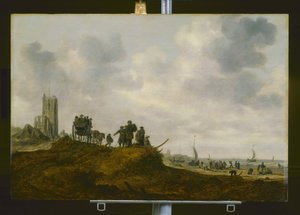 La vecchia chiesa a Egmond aan Zee da Jan Josephsz van Goyen