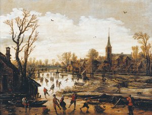 I pattinatori da Jan Josephsz van Goyen