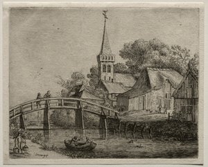 Il ponte di legno da Jan Josephsz van Goyen