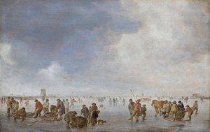 Scena Invernale sul Ghiaccio da Jan Josephsz van Goyen