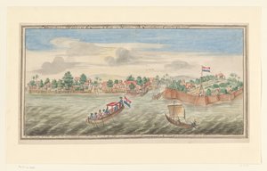 Veduta di Malacca dal mare da Jan Keldermans