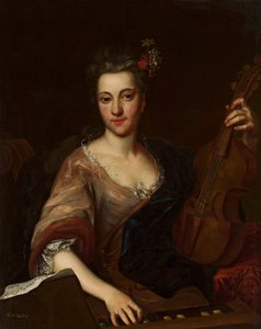 Ritratto di donna con viola d