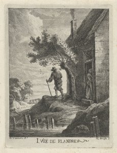 Casa contadina sulla riva