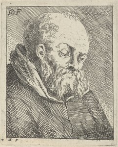 Ritratto di un monaco da Jan Lauwryn Krafft (I)