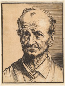 Busto di un uomo calvo da Jan Lievens