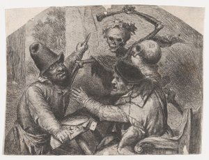 La morte e i giocatori di carte da Jan Lievens