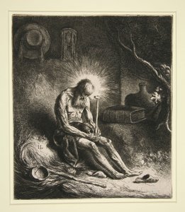 San Girolamo penitente da Jan Lievens