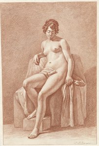 Nudo femminile seduto