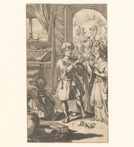 Matrimonio tra Maometto e Chadidja da Jan Luyken (possibly)