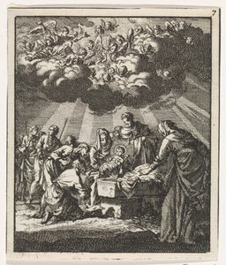 Adorazione dei pastori da Jan Luyken