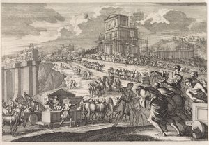Costruzione del tempio di Salomone da Jan Luyken