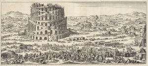 Costruzione della Torre di Babele da Jan Luyken