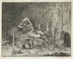 Georg Wanger in prigione a Bressanone, 1591 da Jan Luyken