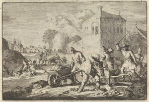 Predicatori riformati in Ungheria condannati ai lavori forzati, 1674 da Jan Luyken