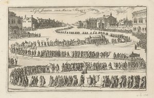 Corteo funebre della regina Maria II Stuart, 1695