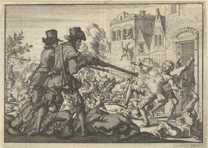 Massacro dei riformati a Tirano, 1620 da Jan Luyken