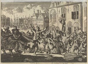Rivolta a Enkhuizen con distruzione delle case dei viceammiragli Kwast e Turk, 1635