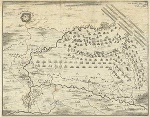 Mappa della Battaglia di Landen