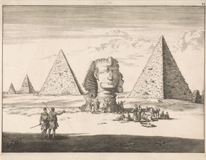 Piramidi e Sfinge di Giza da Jan Luyken