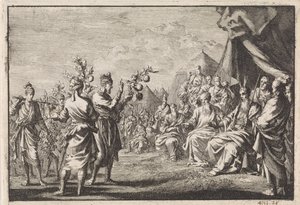 Ritorno degli esploratori da Canaan da Jan Luyken