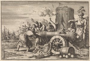 Durante il bombardamento francese di Algeri, il console francese viene caricato in un cannone e ucciso dagli algerini, 1683