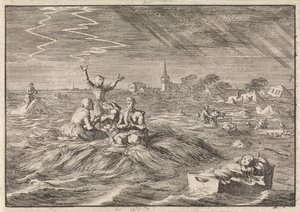 Alluvione a Groningen, 1686 da Jan Luyken