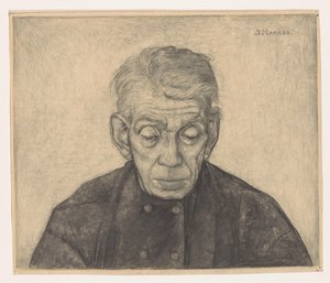 Ritratto di Douwe de Groot da Jan Mankes (signed by artist)