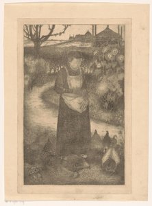 Anne Zernike nutre le galline da Jan Mankes