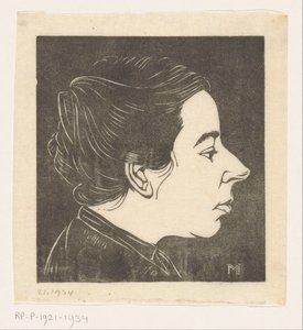 Ritratto di Anne Zernike da Jan Mankes