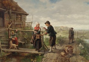 Accendendo una pipa da Jan Mari Henri Ten Kate