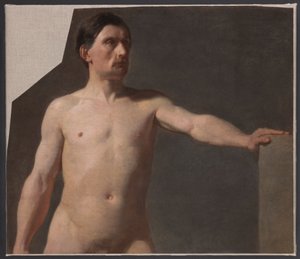 Nudo maschile - Torso di figura maschile da Jan Matejko