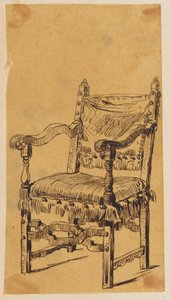 Skarbczyk. Sessel im Stil von Ludwig XIX. da Jan Matejko
