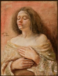 Studio di ritratto di donna da Jan Matejko