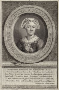 Ritratto di Henrietta van Pee da Jan Maurits Quinckhardt