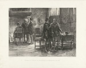 Incontro di Orange con Egmond a Willebroek, 1567 da Jan Mesker