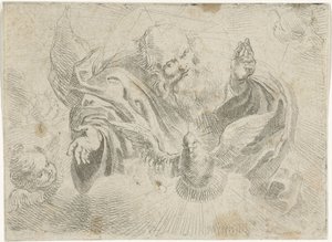 Dio Padre con la colomba dello Spirito Santo da Jan Miel