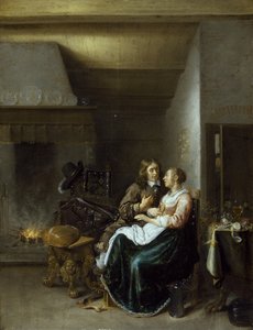 Una coppia in un interno da Jan Miense Molenaer