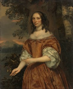 Maria de Witte Françoisd (nata 1616). Moglie di Johan van Beaumont da Jan Mijtens