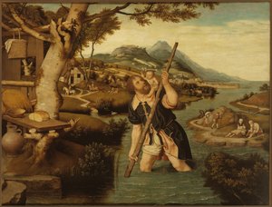 Paesaggio con San Cristoforo
