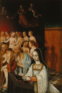 Le anime dei giusti e il donatore, c. 1520 da Jan Mostaert