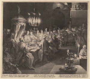 Il banchetto di Baldassarre da Jan Muller