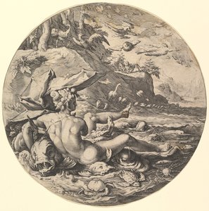 Il Quinto Giorno Dies V, dalla serie La Creazione del Mondo da Jan Muller