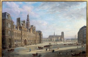 Il municipio di Parigi nel 1868