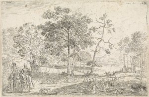 Paesaggio con cavalieri da Jan Palthe