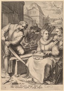 Mezzogiorno da Jan Pietersz Saenredam, after Hendrik Goltzius