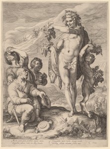 Il culto di Bacco da Jan Pietersz Saenredam, after Hendrik Goltzius