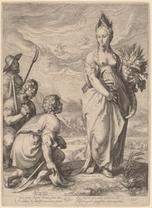 Il culto di Cerere da Jan Pietersz Saenredam, after Hendrik Goltzius