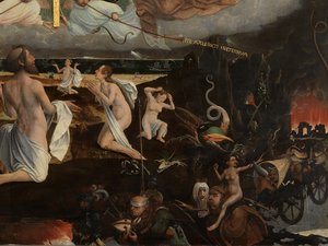 (dettaglio) del Giudizio Universale da Jan Provoost