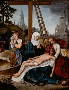 Compianto, 1510-15 circa (olio su tavola) da Jan Provoost