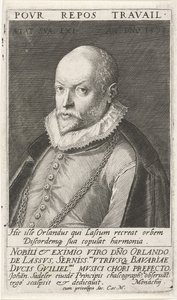Ritratto del compositore Orlando di Lasso 1532-1594, 1593